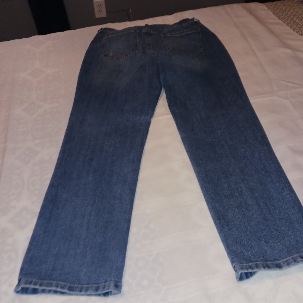 Gloria Vanderbilt Pull-on Amanda straight leg jeans Suze 12 Average